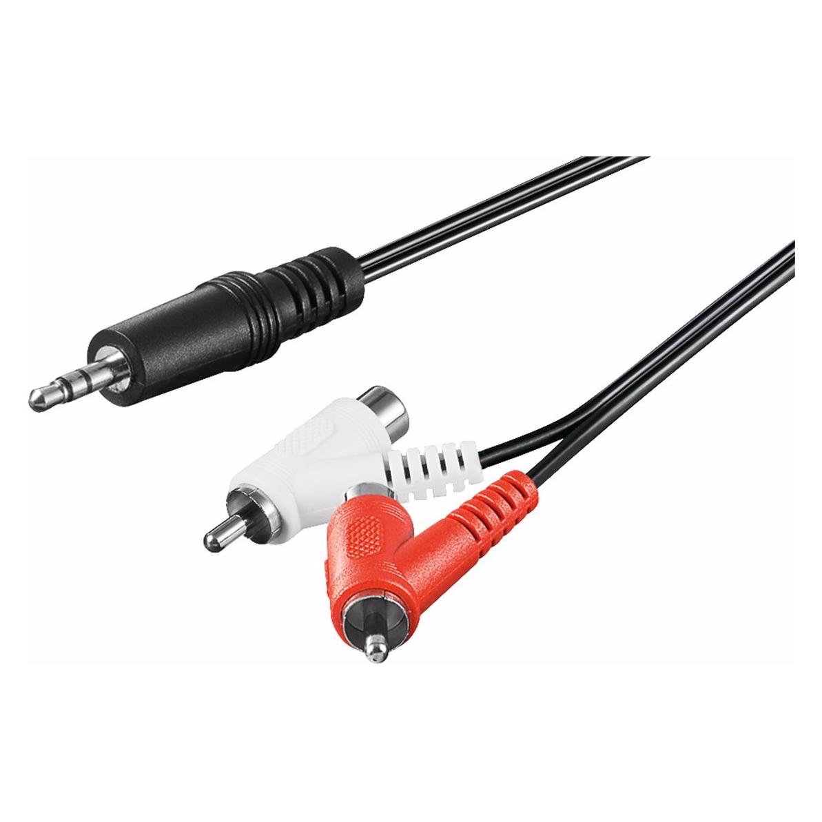Goobay 2in1 (1.50 m, AUX Kabel, Cinch Kabel) (50213)