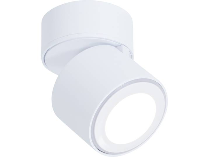 Spot Derby weiss Metall 450 lm B 8.7 cm - LED - Lichtfarbe: Warmweiss - LED Energiesparlampen