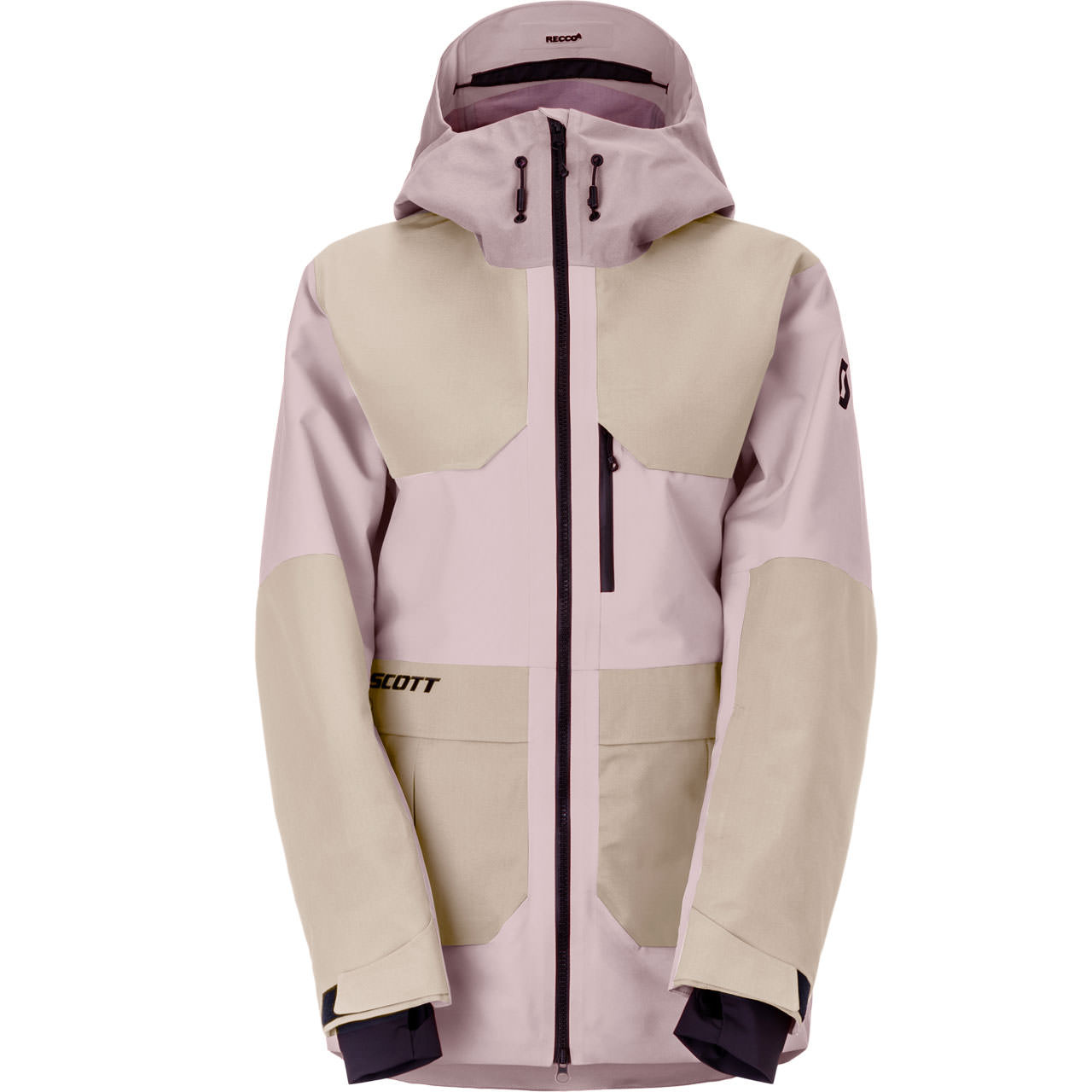 Scott Damen Skijacke VERTIC UTILITY 3L wax pink/portobello beige - M