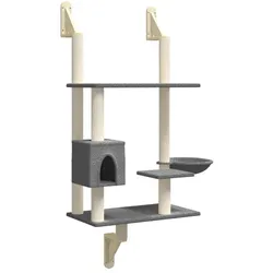 vidaXL Gagones (153 cm, Dunkelgrau), Katzenbaum