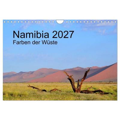 Namibia 2027 Farben der Wüste (Wandkalender 2027 DIN A4 quer), CALVENDO Monatskalender
