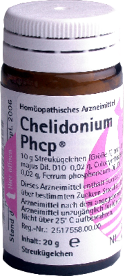 PHÖNIX LABORATORIUM GmbH CHELIDONIUM PHCP Globuli 20 g 00359586