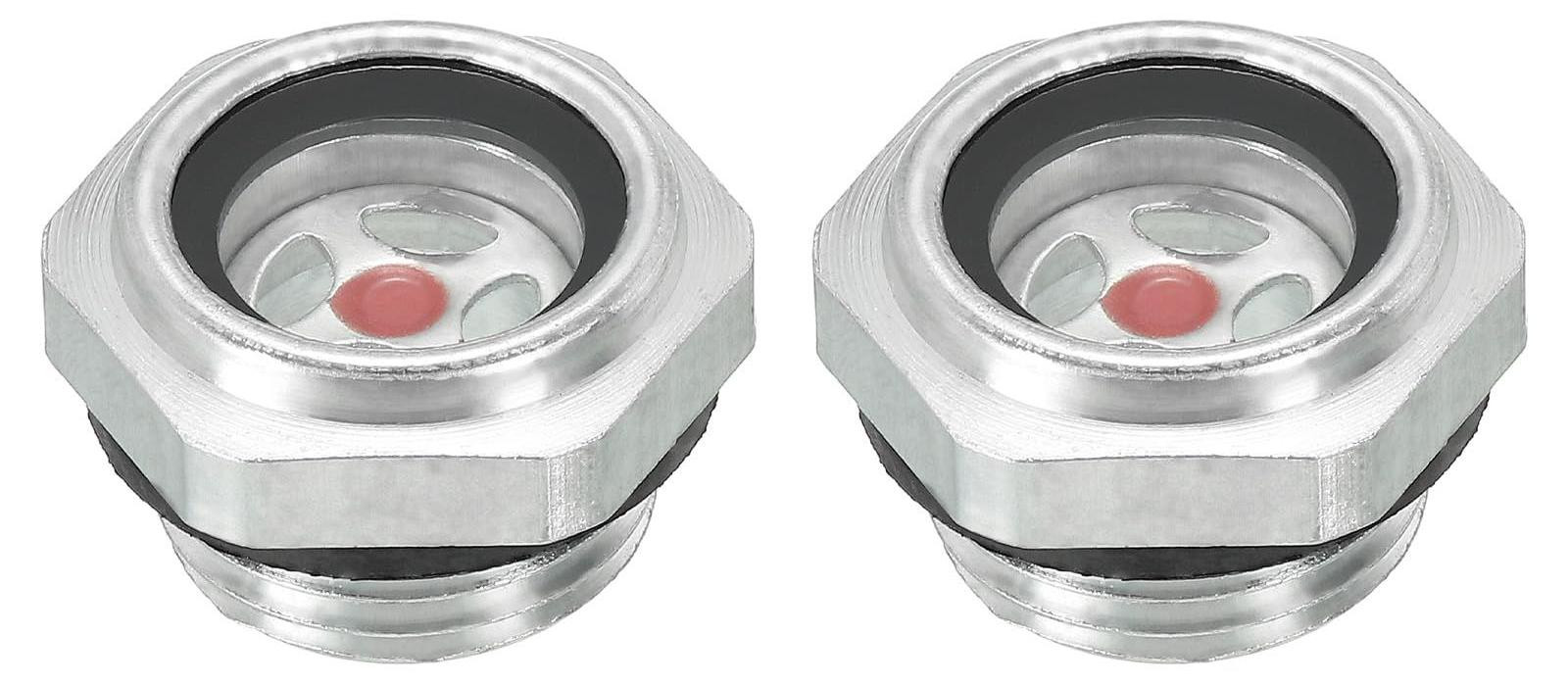 Selius Olie Kijkglas voor Luchtcompressor, 2 stuks, G 1/2"