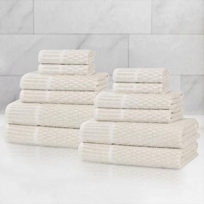 Superior Juno Viscose Cotton Blend 12 Piece Towel Set