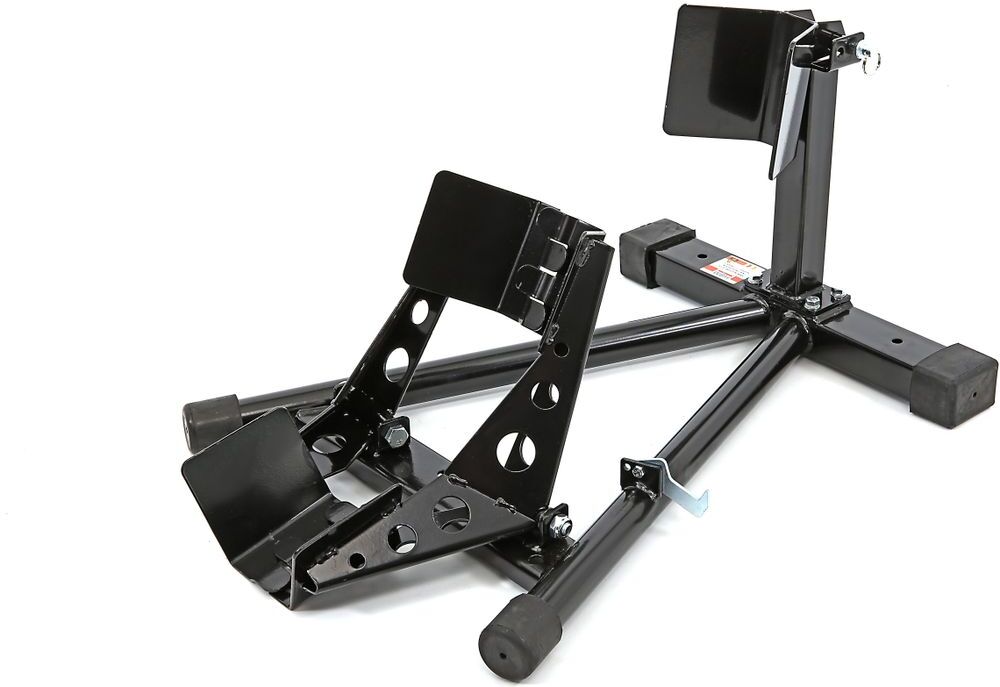 HBM Motorrad-Einpark-Radklemme Modell 1 -Schwarz