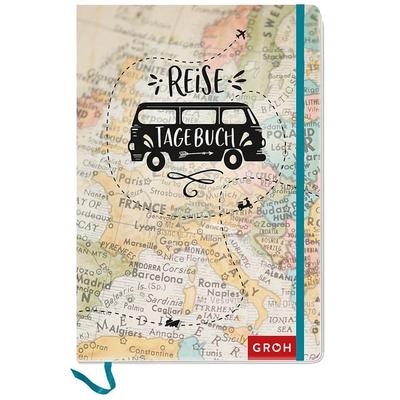 Reisetagebuch (Landkarte), Notizbuch von Groh Verlag, Groh