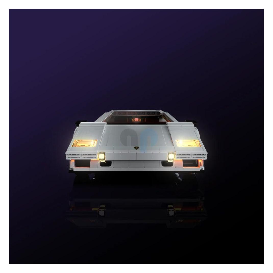 Light my bricks LMB 2.0 LED Licht Set für LEGO 10337 Lamborghini Countach 5000 Quattrovalvole (10337)