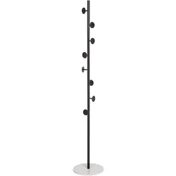 GARDEROBENSTÄNDER Metall schwarz/weiß 170 cm Notus