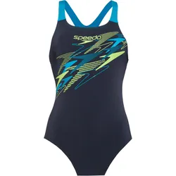 SPEEDO Badeanzug Damen | Gr. 38 | schwarz - schwarz