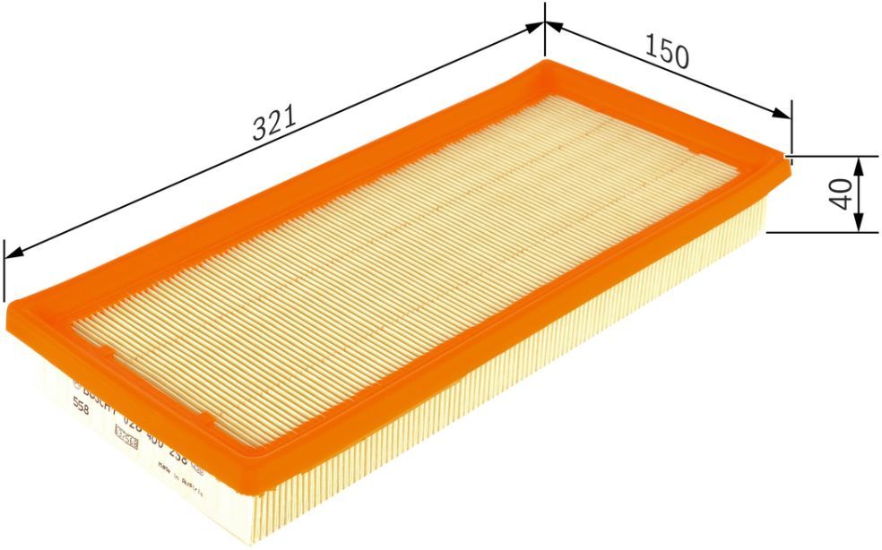 Luftfilter BOSCH F 026 400 258