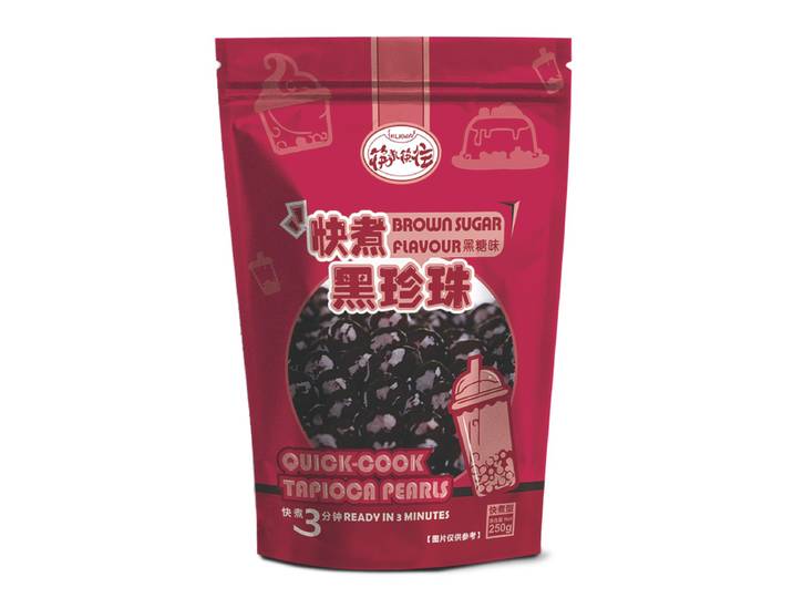 Kuai Lai Kuai Wang Snelkokende Tapiocaparels Bruine Suikersmaak 250 g