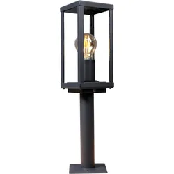 ECO-LIGHT Außenwandleuchte Karo Aluminiumguss schwarz matt (4100310)