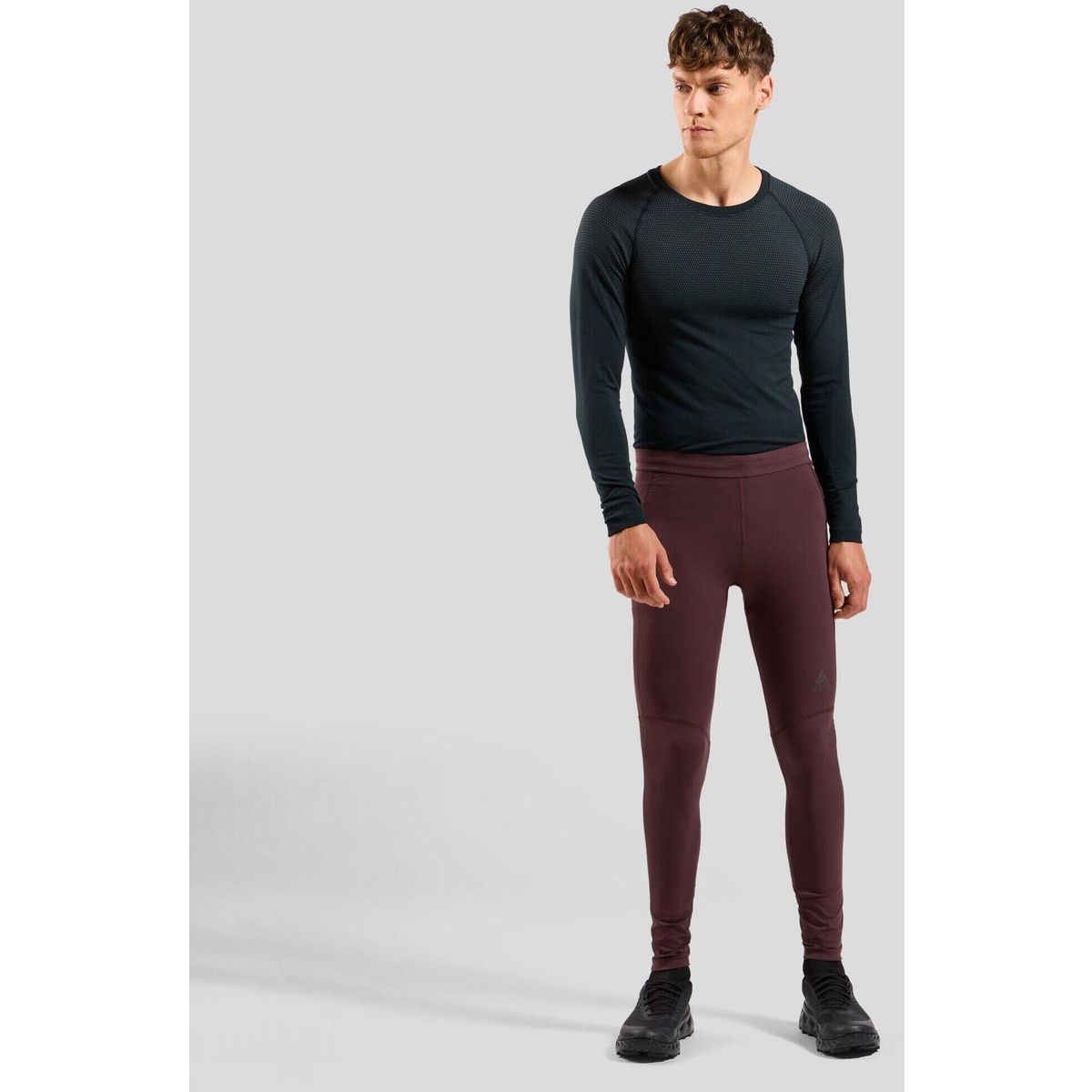 Odlo The Zeroweight Running and Training Tights fudge (30910) S 323132-30910-S