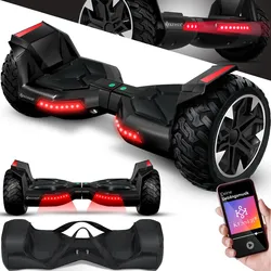 KESSER® Hoverboard 8,5 Zoll 800 mit Bluetooth Lautsprecher, LED Licht, Kinder Sicherheitsmodus, Dual Motor, Smart Elektro Self Balance Board Hover E-Scooter