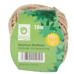 WIHEDÜ Bindfaden, Naturfaser, 2/1,0 10m geschrumpft