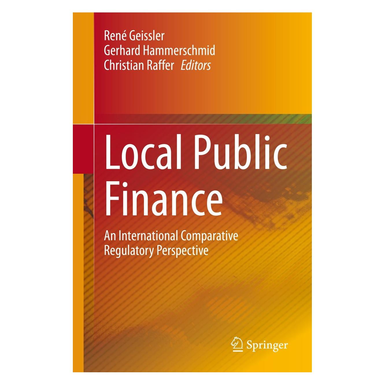 Springer Local Public Finance (Englisch, Hardcover, Christian Raffer, Gerhard Hammerschmid, René Geissler) (9783030674656)