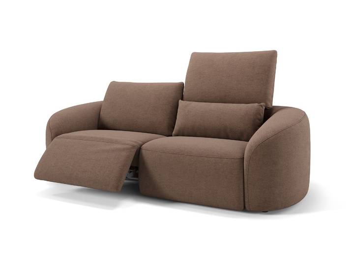 Design Stoff Couch ST. MORITZ 3er Relax Sofa