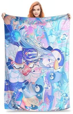 Shop Station Project Sekai Yoisaki Kanade Anime Throw Blanket Super Soft Flannel Blanket For Bed, Sofa & Travel f 30x40in