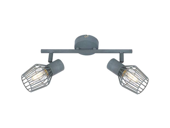 Strahler, Grau, Metall, 40x18x7.5 cm, Lampen & Leuchten, Innenbeleuchtung, Spots & Strahler, Deckenspots