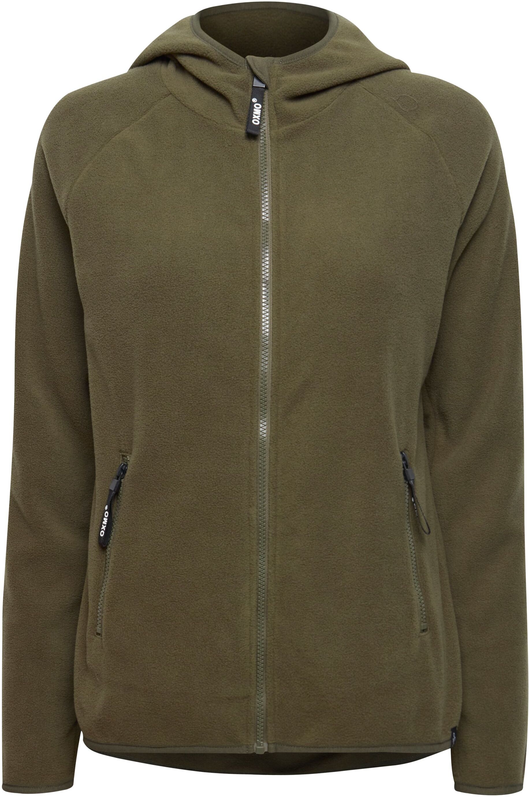 Fleecejacke OXMO "Fleecejacke OXFinja", Damen, Gr. M, grün (ivy grün), Obermaterial: 100% Polyester PES., Jacken Fleecejacke