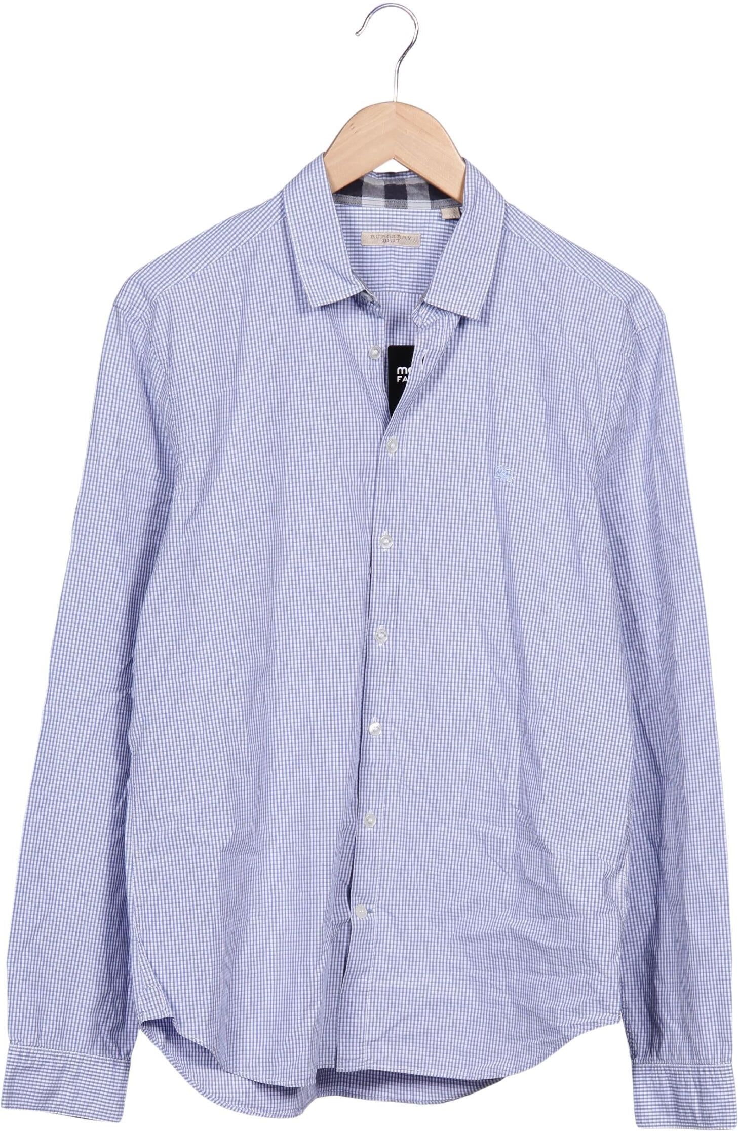 Burberry Herren Hemd, Hellblau, Gr. L, Baumwolle - Second Hand