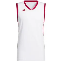 ADIDAS Herren Trikot 3G Speed Basketballtrikot zum Wenden, Größe M in Weiß Weiß