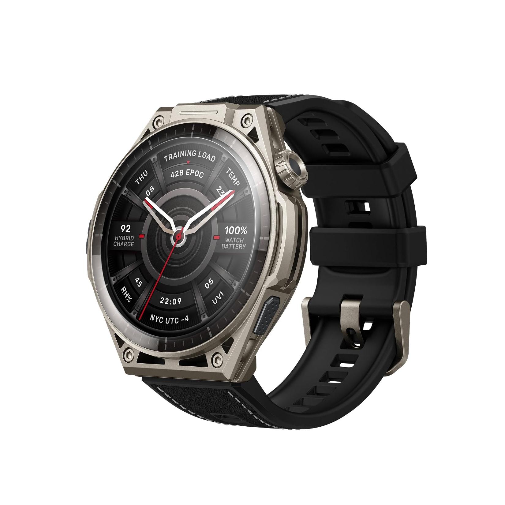 Amazfit Balance Ultra - Titanium Smartwatch (Herzfrequenzmessung)