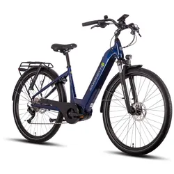 Quantum Sport Wave 10 Gang Bafang Mittelmotor Nightblue glanz