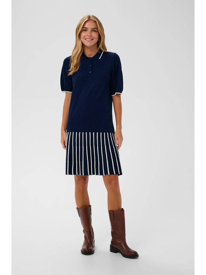 SAINT TROPEZ Kleid in Dunkelblau - XL