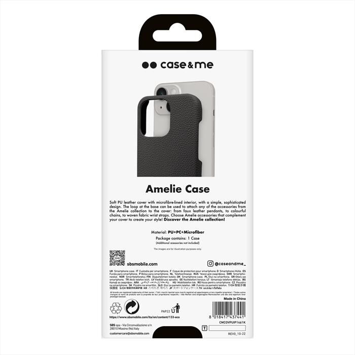 CASEME Cover Per iPhone 14-nero