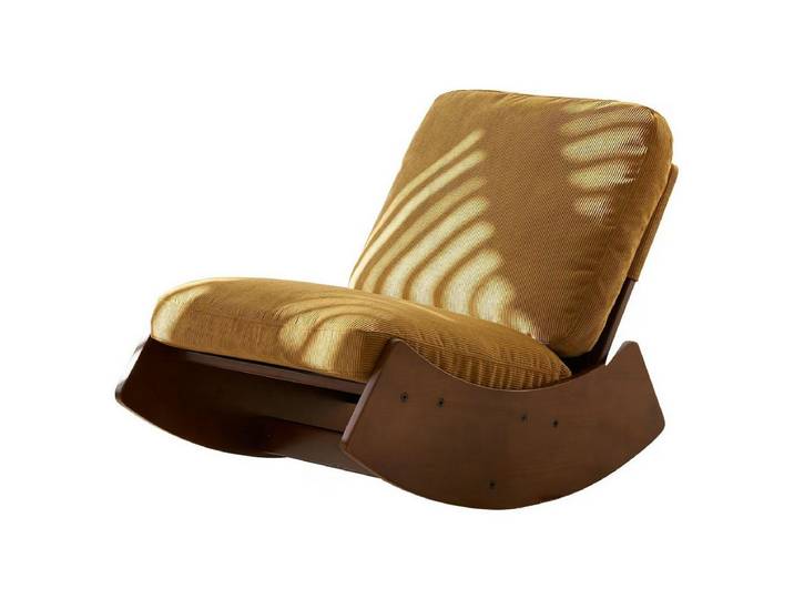 Fine Life Pro Schaukelsessel Comfortable Glider Rocking Chair, High-Quality Upholstery Glider Chair