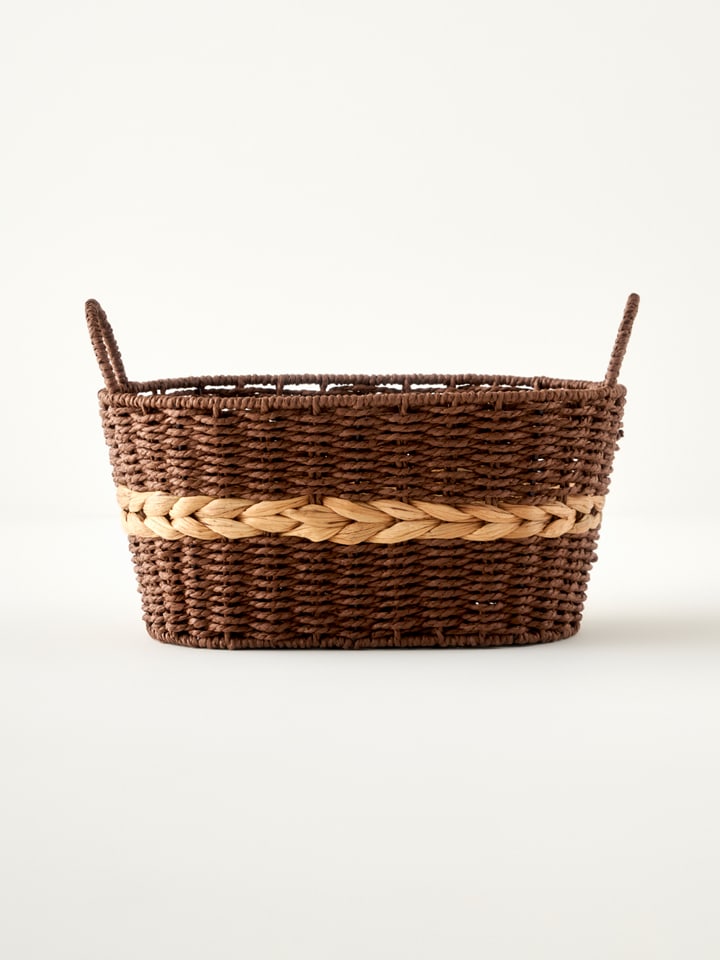 BELLA MAISON Aufbewahrungskorb ''Neroa'' in Braun - (B)34 x (H)23 x (T)28 cm - onesize