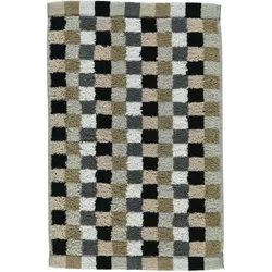 Gästetuch LIFESTYLE KARO (BL 30x50 cm) - braun - BL 30x50 cm