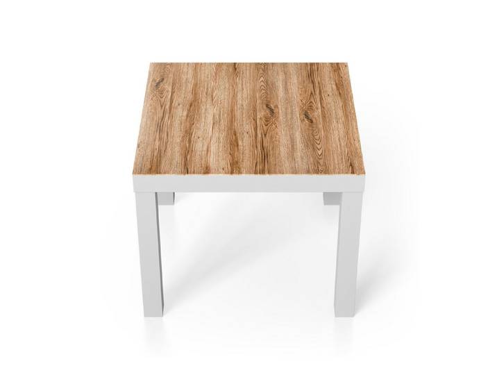 DEQORI Couchtisch 'Natürliche Holztexturen', Glas Beistelltisch Glastisch modern