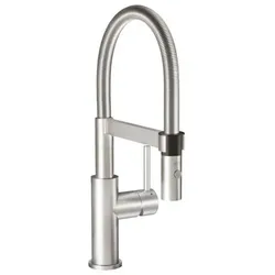 Villeroy & Boch Steel Expert Compact Küchenarmatur mit Ablaufgarnitur Edelstahl 927300LC