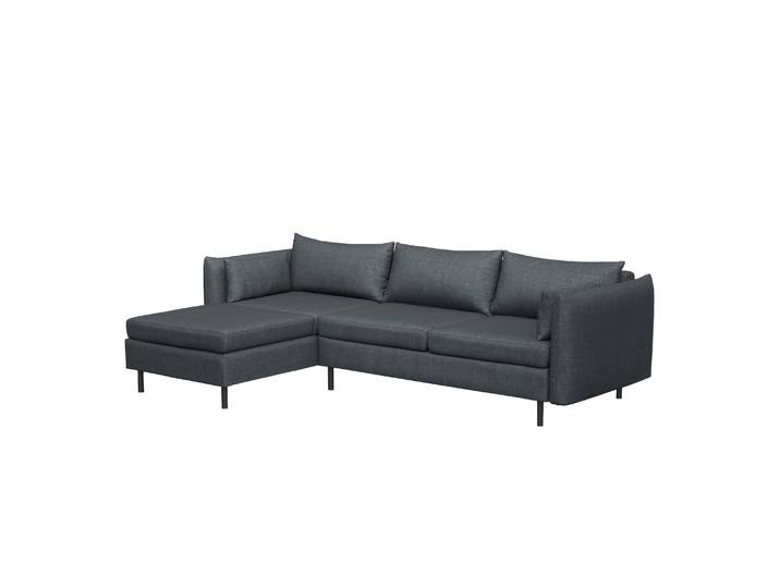 Ecksofa AIDEN links anthrazit