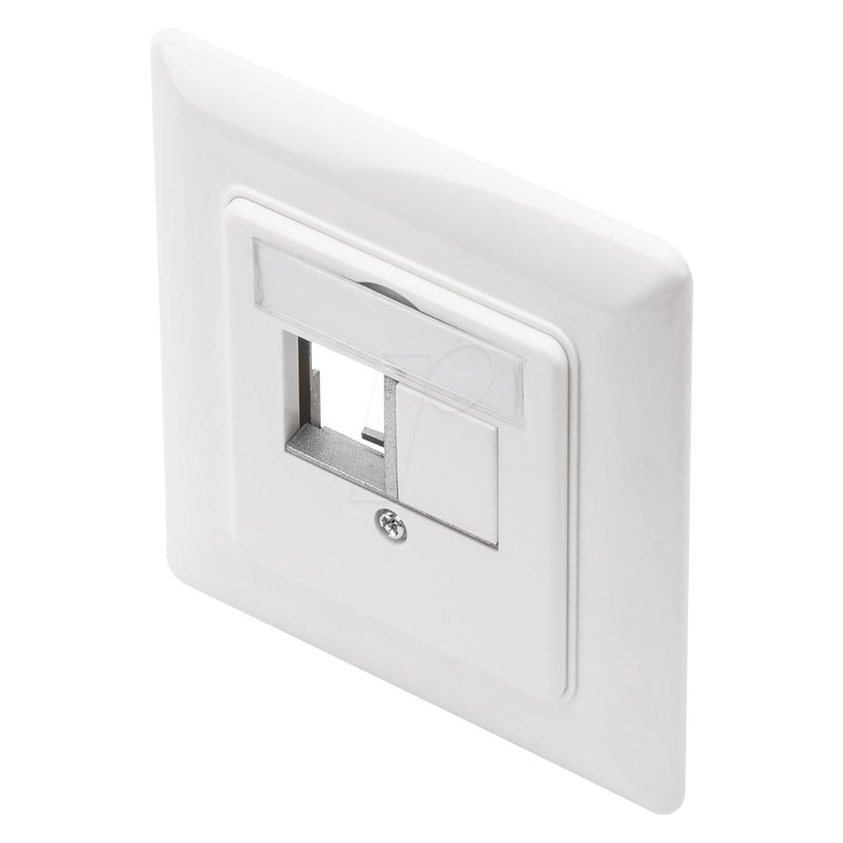 Digitus Frontplatte und Einbaurahmen für Multimedia / Keystone Module (DN-93832)