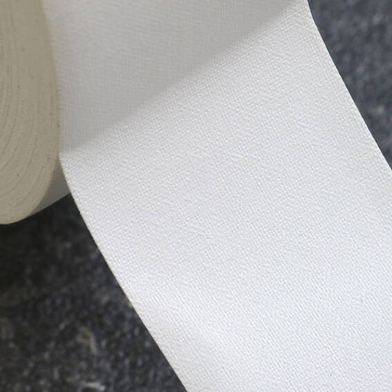 SPRINTIS 1 Rotolo - Nastro telato adesivo su un lato, nastro rinforzato 38 mm   bianco, cotone