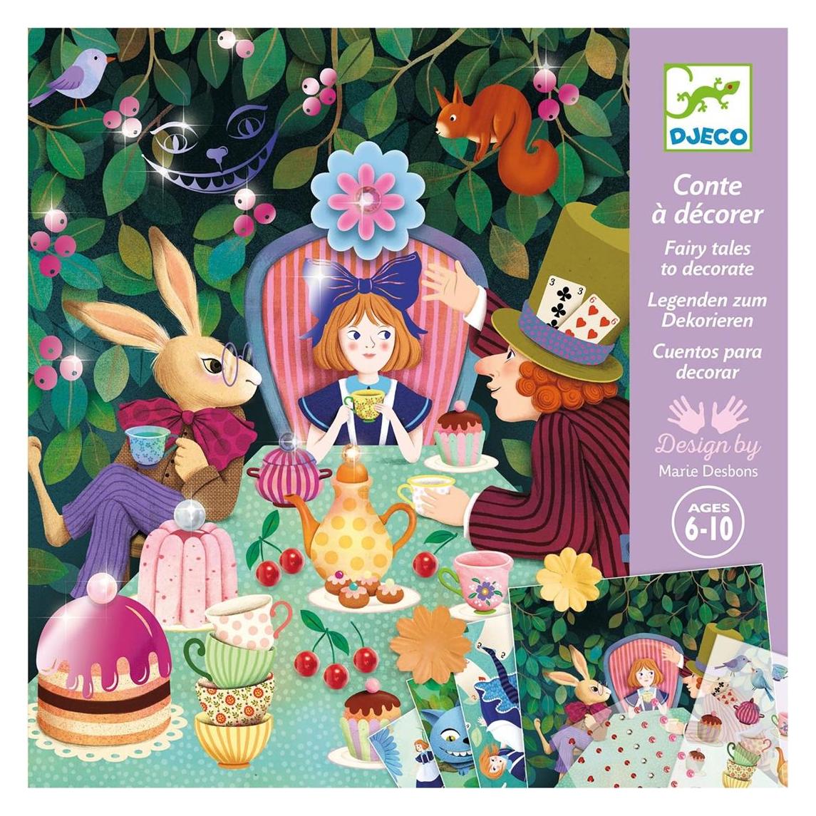 Djeco Märchen zum Verzieren Im Wunderland (DJ09428)