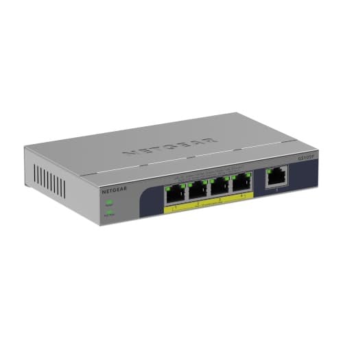 Netgear GS105P Unmanaged 5-Poorts Gigabit Ethernet PoE+ Netwerk Switch (63 W)