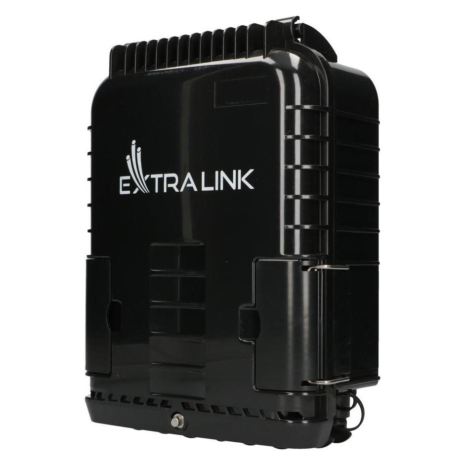 Extralink Jennifer 16 Core Fiber Optic Terminal Box Black With Connector (Spleissbox) (EX.17559)