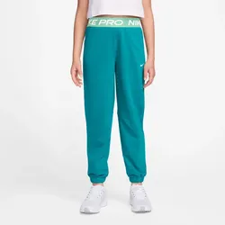 NIKE Pro Dri-FIT Fleece Jogginghose Mädchen 300 - energy/energy/arctic green/white XL (156-166 cm)