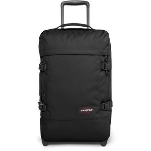 Eastpak Koffer Strapverz S Black, schwarz, Weichschale, mit 2 Rollen, 42 Liter, 32,5 x 51 x 24cm