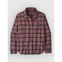 Patagonia Lw Fjord Flannel Hemd evergreen fjord / berry fig Gr. M