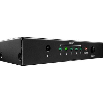LINDY 5 Port HDMI 18G Switch 5 Port HDMI-Switch mit Fernbedienung 3840 x 2160 Pixel