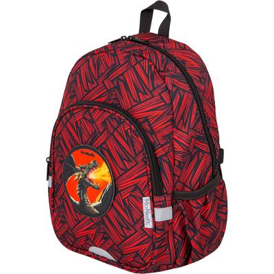 Freizeitrucksack MCNEILL "Toby, Zack", Kinder, Gr. B/H/T: 12cm, rot (zack), Polyester, Rucksäcke Freizeitrucksack