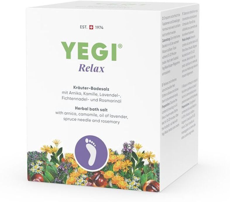 Yegi Relax Kräuter Fussbadesalz 8 Btl 50 g Beutel