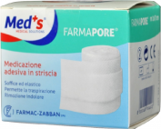FARMAC-ZABBAN SpA Meds Pore Medicazione Autoadesiva Tessuto Non Tessuto 1mx10cm - Copertura Affidabile per Piccole Ferite