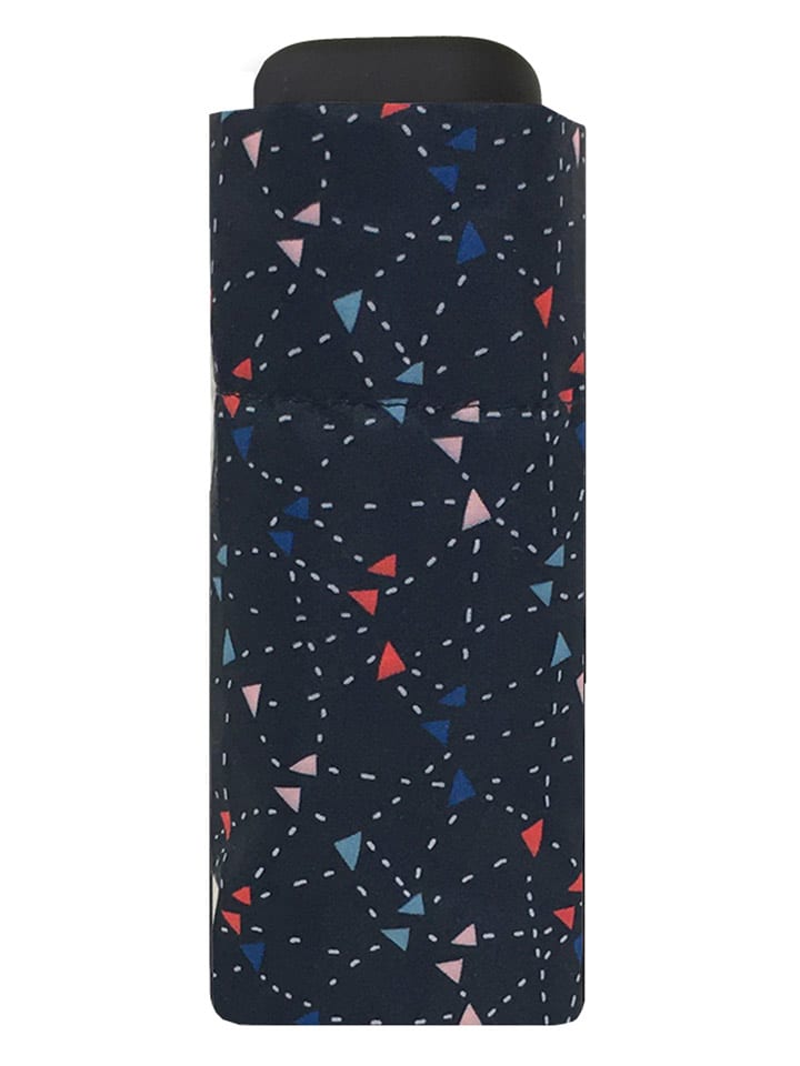 SMATI Taschenschirm in Schwarz/ Bunt - Ø 93 cm - onesize