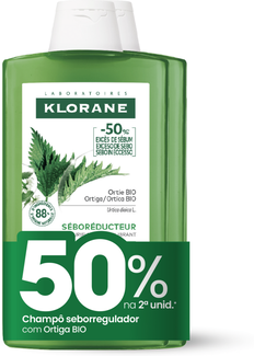 Klorane Pack Nettle Oil Control Shampoo